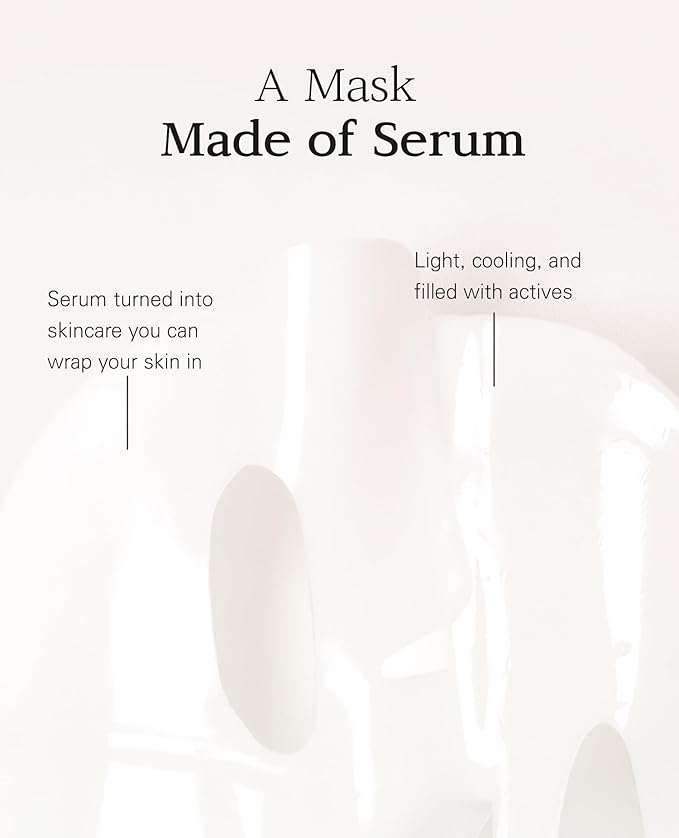 Nuborn Cell Hydrogel Collagen Mask | Advanced Stem Cell Face Mask for Dry Skin | 2% Niacinamide, Peptides, Collagen, and Hyaluronic Acid | Made in Korea, (4 masks) Pack of 1