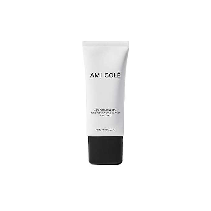 AMI COLÉ Skin-Enhancing Tinted Moisturizer (Medium 2), tinted moisturizer for face, bb cream, skin tint, face makeup