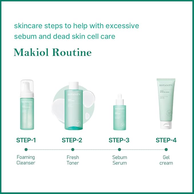 Makiol Toner | PHA | Cica Toner | Hydrating & Refreshing for Oily Skin | Sebum Control | Pore Refining | Acne Prone Sensitive Skin, Oily Skin | Cruelty-Free | 10fl oz