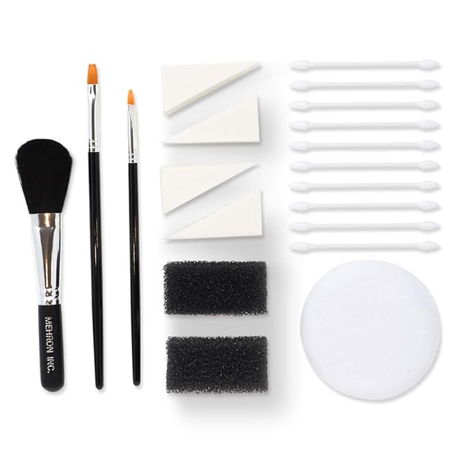 Mehron Makeup Creamblend All-Pro Student Makeup Kit (Olive)