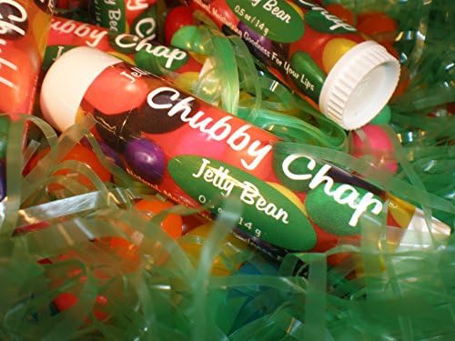 Three (3x) Large Jumbo Chapstick Natural Chapstick - 1/2 Ounce Lip Balm (Jelly Bean)