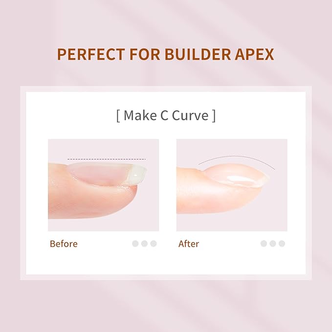 JODSONE Clear Builder Gel for Nails 10ml, Nail Strengthener Gel for Nail Apex, Extensions, Repairing, Thickening, Hard Gel Polish Needs Nail Lamp Curing, DIY Salon Nail Art