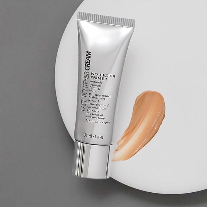 Face Tightener No-Filter Primer,Instant Face Tightener No-Filter Primer,Face Blurring Primer for Face Before Makeup,Skin Tightening Cream for Face for All Skin Types（1PCS)