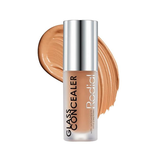 Rodial Glass Concealer Shade 3 - Luminous, Full-Coverage Cream with Peptides and Antioxidants for Flawless Skin, 0.1 fl. oz.