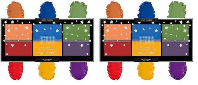wet n wild Fantasy Makers Paint Palette Rainbow (Pack of 2)