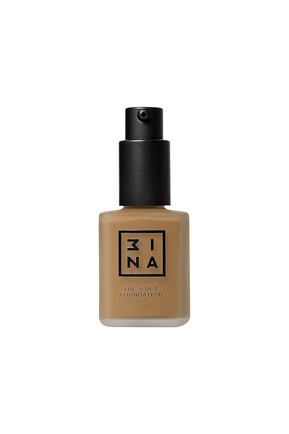 3INA The 3-In-1 Foundation 219 - Vegan Formula - Combination Of Primer, Concealer And Foundation - Medium Coverage - Natural Finish - Perfect For Covering Lines And Blemishes - Long Lasting - 1.01 Oz