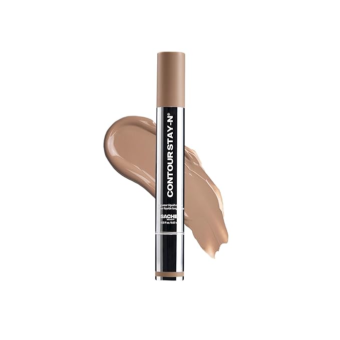 Sacheu Liquid Contour STAY-N Long Wear Cream Contour Makeup — Long Lasting, Blendable, & Lightweight Formula — Vegan & Cruelty-free, Giving Sass