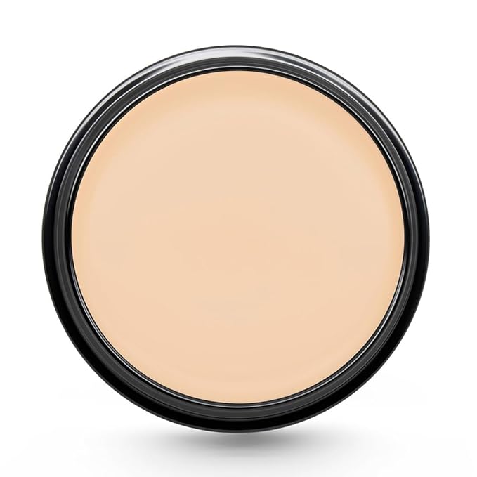 Graftobian HD Glamour Crème Foundation 1/2oz, Weightless Full Coverage Makeup, 65 Inclusive Shades, For All Skin Types, Natural or Full-Glam Looks, For Professionals and Beginners (Winter Sunlight)