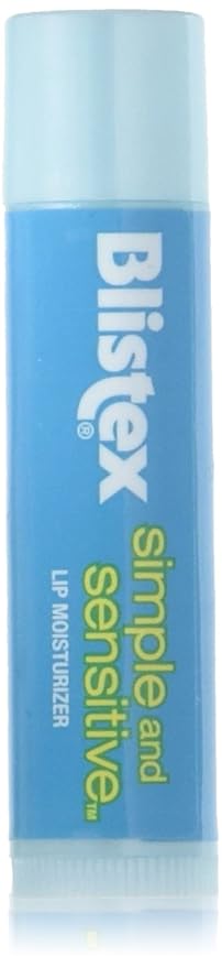 Blistex Simple and Sensitive Lip Moisturizer 0.15 oz (Pack of 2)