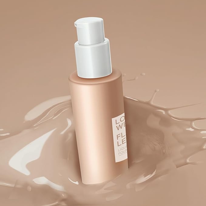 Liquid Foundation Makeup Natural True Skin Tone Full Coverage Concealer Flawless Complexion Blendable Longwear, 104, 1 fl. oz.