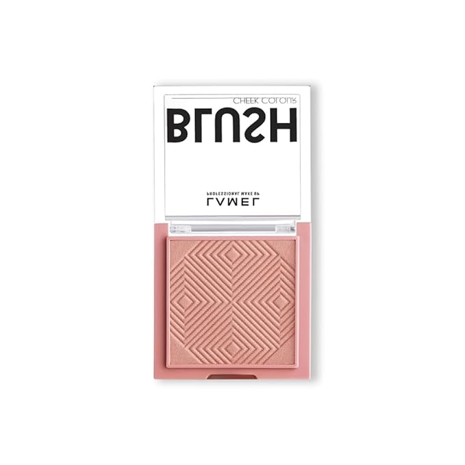 Lamel Blush Cheek Rouge Color Mini - Blendable Natural Blush Powder - Enhances & Defines Shapes & Features - Shading & Contouring Powder Blush - 4 Universal Shades - № 402 (Rouge) - 3.8g / 0.13 oz