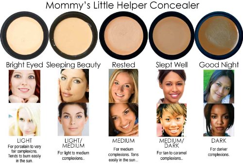 Mommy's Little Helper Concealer in Slept Well (Medium/Dark) - Under Eye Concealer, Face Coverup, Eyeshadow Base | Stays On All Day, Covers Dark Circles, Blemish & Bruises by Mommy Makeup