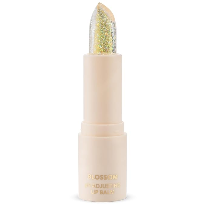 Blossom pH Adjusting Shimmering Lip Balm Moisturizing Glitter Sparkle Lip Balm, 0.12oz./3.5g, Diamond
