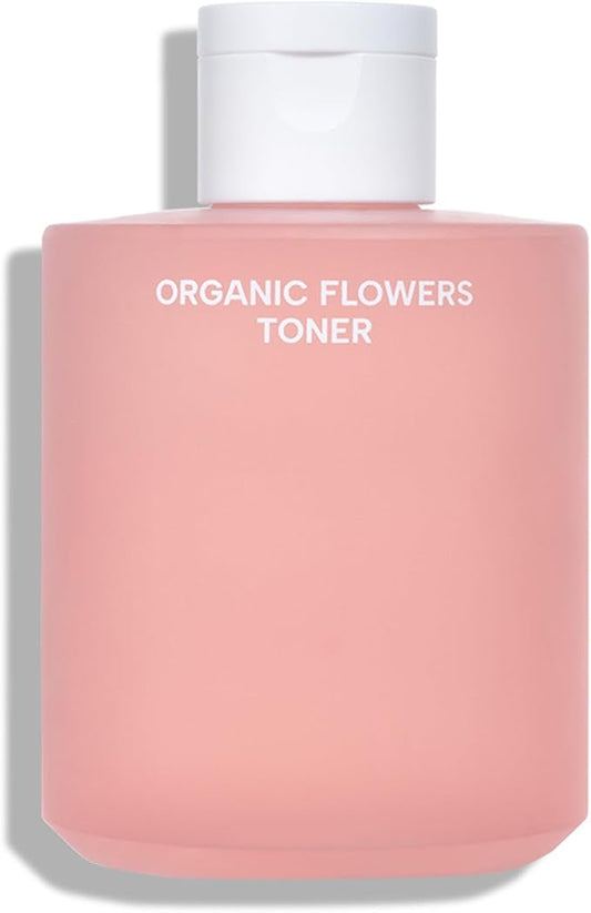 Whamisa Organic Fermented Flower Deep Rich Toner, 97.4% Organic, Facial Toner, Essence, Damask Rose Flower Oil, Waterless Formula, Postbiotics, Hydrating, Moisturizing (200ml)