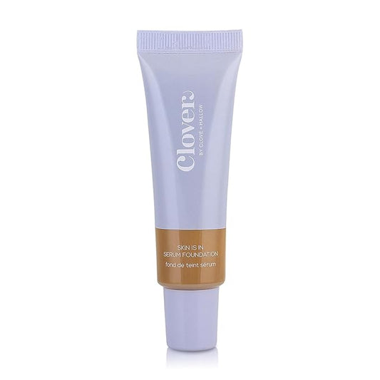Clover Skin Is In Serum Foundation | Hydrating Face Serum, Lightweight Foundation, Cruelty-Free & Vegan | With Squalane And Sunflower Seed Wax | 30 ml - Shade 08 (Medium)