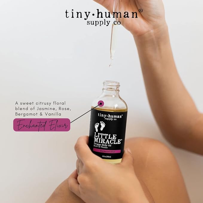 Little Miracle Preggo Belly Oil (Lemon & Lavender) for Pregnancy Stretch Marks and Itching