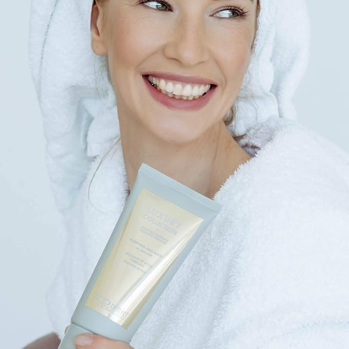 Premier Dead Sea mud mask, anti-aging skin care, pore refining mask, witch hazel, aloe vera gel, minerals, nutrients & antioxidants black face mask for body & facial mask skin care 4.4FL.oz