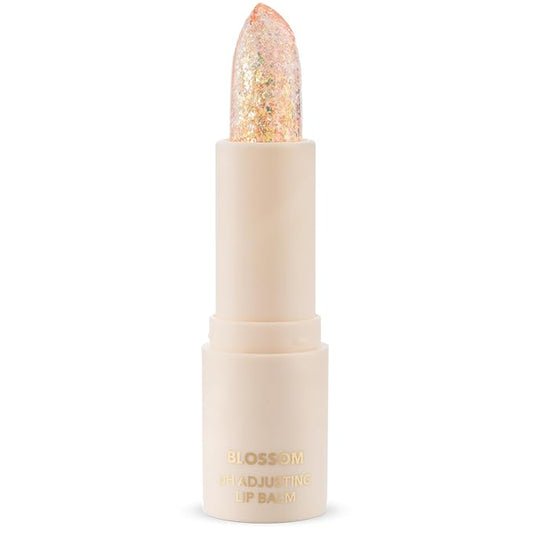 Blossom pH Adjusting Shimmering Lip Balm Moisturizing Glitter Sparkle Lip Balm, 0.12oz./3.5g, Coral