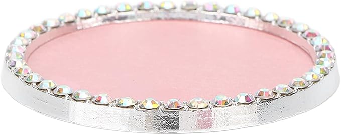 Nail Art Palette, Nail Charm Display Stand Painting Color Mixing Tray Makeup Mixing Plate, Pink