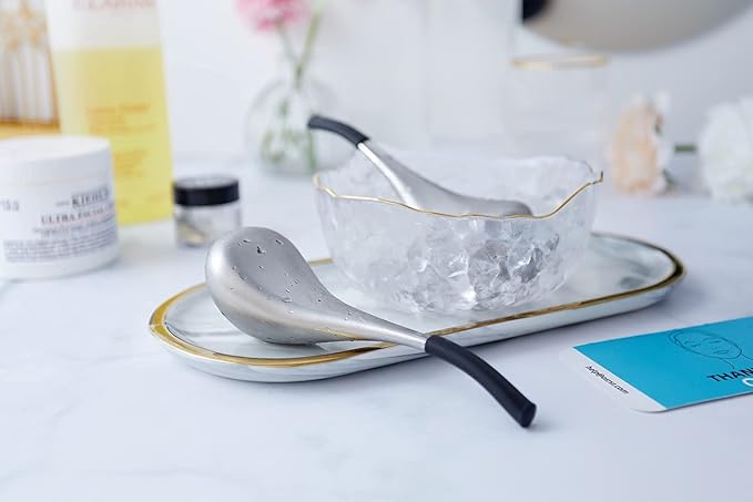 Cryo Sticks Ice Globes for Woman Face&Eyes,Unbreakable Stainless Steel Beauty Facial Massager for Gifts,Cooling Rollers Skin Care for Face Dark Circles,Puffiness& Wrinkles