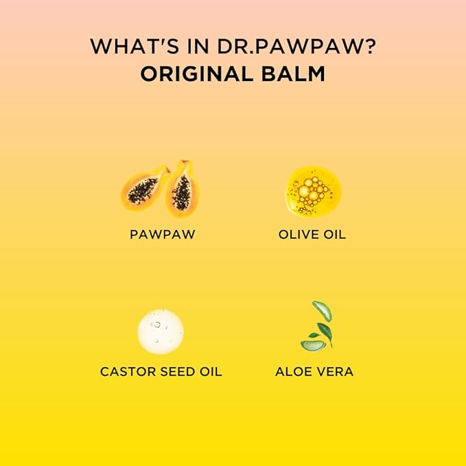 Original Balm, Multi-Purpose Natural No Fragrance Balm for Hydrating Lips, Skin, Hair, Cuticles, Nails & Beauty Finishing (25 ml)
