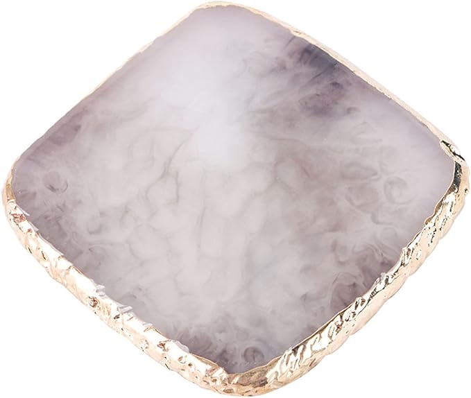 1 Piece Nail Art Palette Nail Polish Palette Mixing Palette Makeup Plate Nail Plates for Nail Art Nail Tip Holder Nail Art Display (Grey Square)