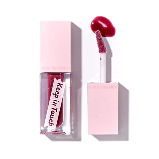 Jelly Plumper Tint (P04 Purple Rain) | Non-Sticky, Long-Lasting Lip Gloss | Vegan and Cruelty-Free Korean Lip Tint