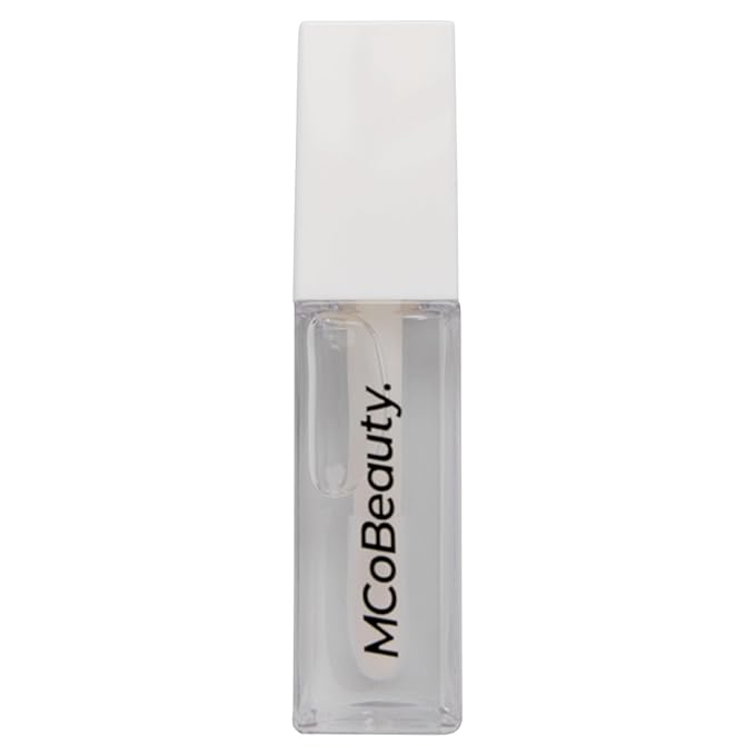 MCoBeauty Lip Oil Hydrating Treatment, Clear, Moisturizing Shine for Naturally Beautiful Lips, Vegan, Cruelty Free Cosmetics