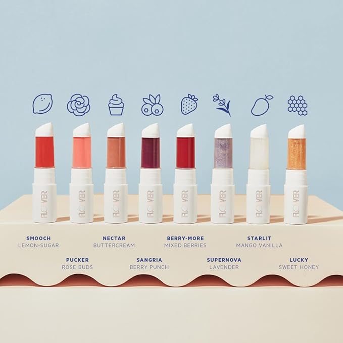 FLOWER Beauty By Drew Barrymore Perfect Pout Hydrating Lip Mask - Soothes + Softens Lips + Natural-Looking Tint - Recovery Lip Treatment + Moisturizes + Hydrates Lips - Scented - Cruelty-Free + Vegan ( Smooch)
