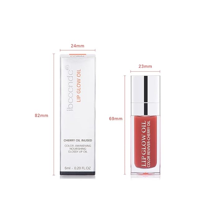 Plumping, Hydrating Lip Gloss - Long Lasting, Non-sticky Tinted Balm Revitalizes Dry Lips (ROSEWOOD)