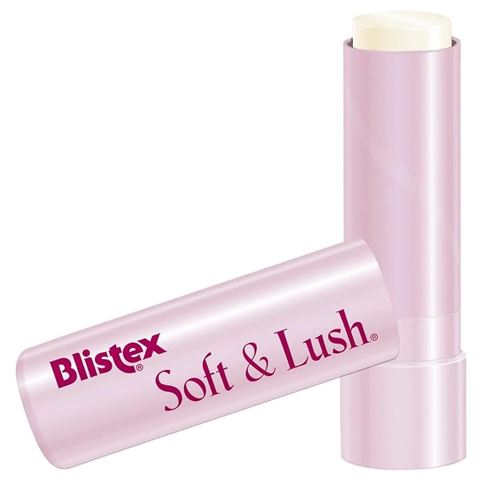 Blistex Soft & Lush Lip Protectant, 0.13 Ounce Tube, Pack of 6 – Softens & Conditions, Creamy Smooth Texture, Hydrating Lip Balm, Daily Lip Hydration,