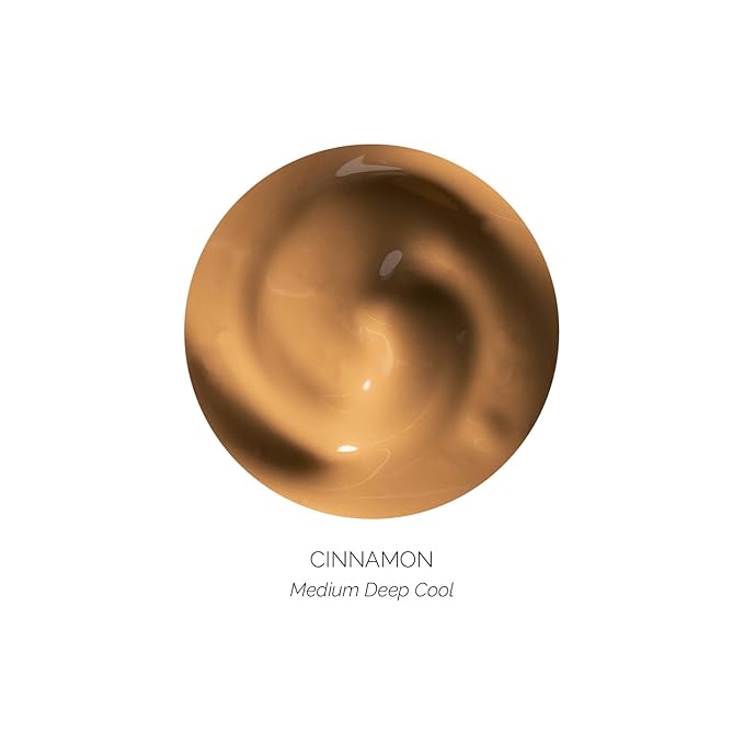 OFIR Skin Satin Medium Coverage Foundation | Vegan | Blue Light Protection | Non-Creasing | 1 FL OZ | (Cinnamon - Medium Deep Cool)