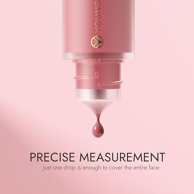 YOUNG VISION Liquid Blush Drops, Highly Pigmented Matte Cheek Tint, Easy Blending for Natural Radiant Cheek blusher Makeup,Lightweight, Long Lasting