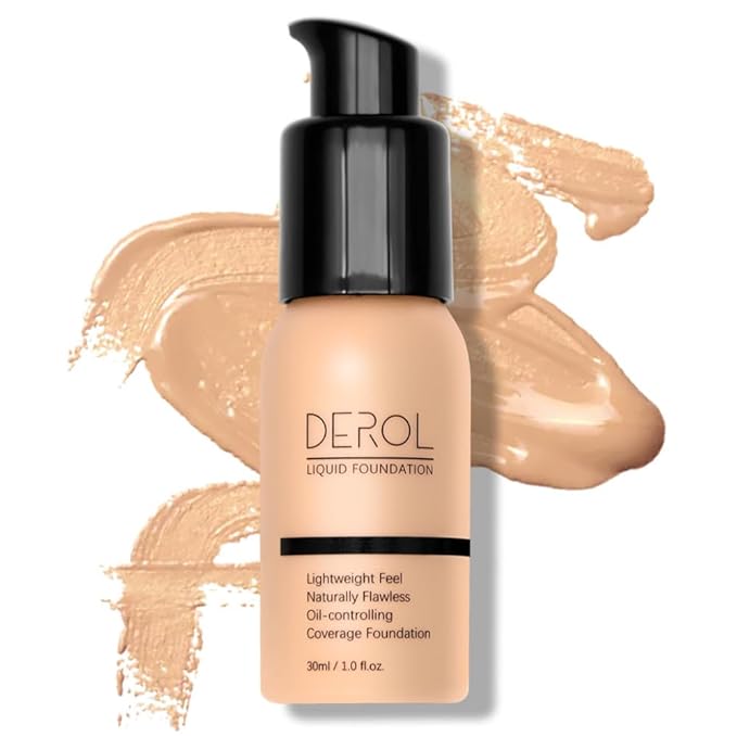 Foundation Full Coverage Liquid Foundation Cream - Lightweight Concealer - Suitable for All Skin Types (cheese 03)
