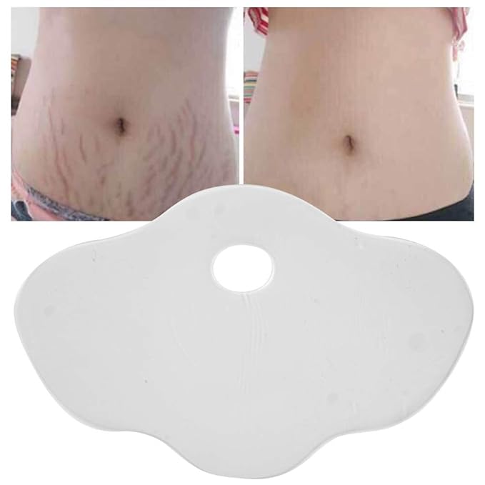 Beauty Stickers,Reusable Silicone AntiWrinkle Belly Stomach Pads Stickers Stretch Marks Removal For Skin Care