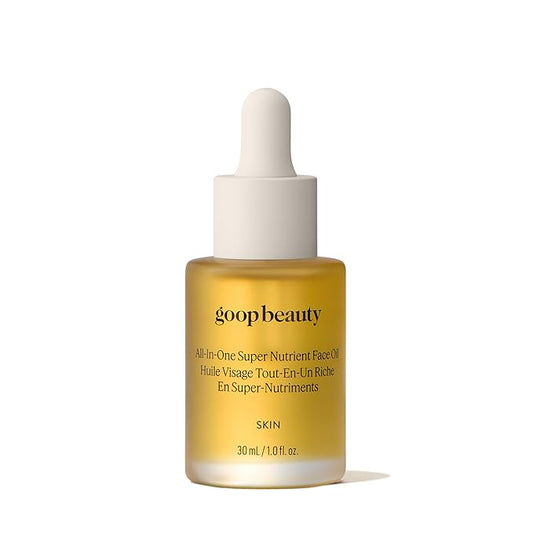 goop Beauty Nutrient Face Oil | Anti Aging Moisturizer for Smooth Skin Texture & Wrinkles | Bakuchiol, Cacay, & Organic Amla | 1 fl oz