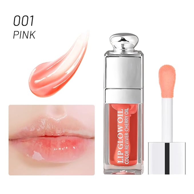 Fruit-Flavored No-Sticky Lip Gloss Balm for Hydrating and Nourishing Dry Lips