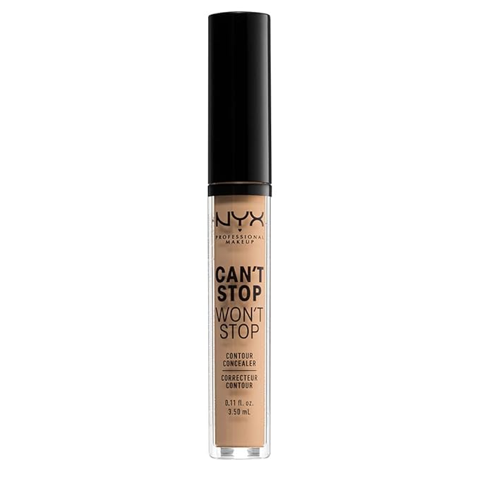 NYX PROFESSIONAL MAKEUP Can't Stop Won't Stop Contour Concealer, 24h Full Coverage Matte Finish - Medium Olive