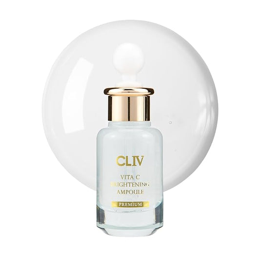 Vita C Brightening Ampoule Facial Serum | 85% Lemon Water | Skin Dullness Treatment | Vitamin Skincare |Skin Refreshing Serum | Korean Skincare (1.01 fl oz, 30ml)