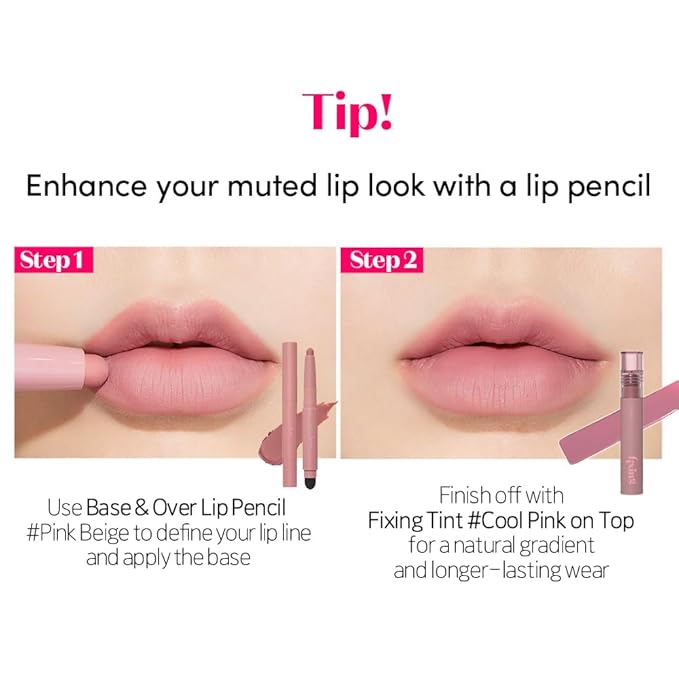 ETUDE Fixing Tint #07 Cranberry Plum (4g) | Long Lasting High Pigmented Liquid Lipstick | Waterproof Lightweight Matte Finish Lip Stain | Full Coverage | Korean Makeup, Kbeauty