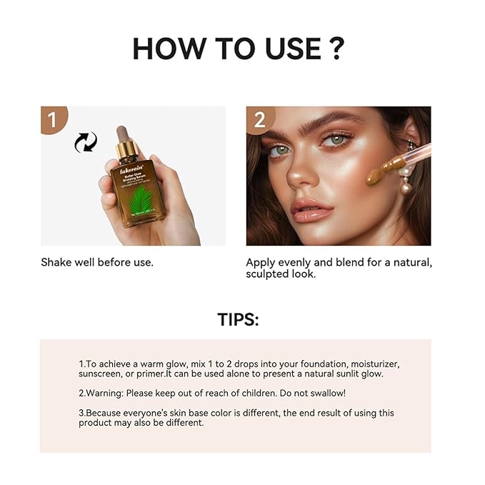 Butter Glow Bronzing Serum, Facial Bronzing Serum, Bronzing Drops For Face, Face Bronzing Drops, For Radiant, Natural, Sunkissed Complexion