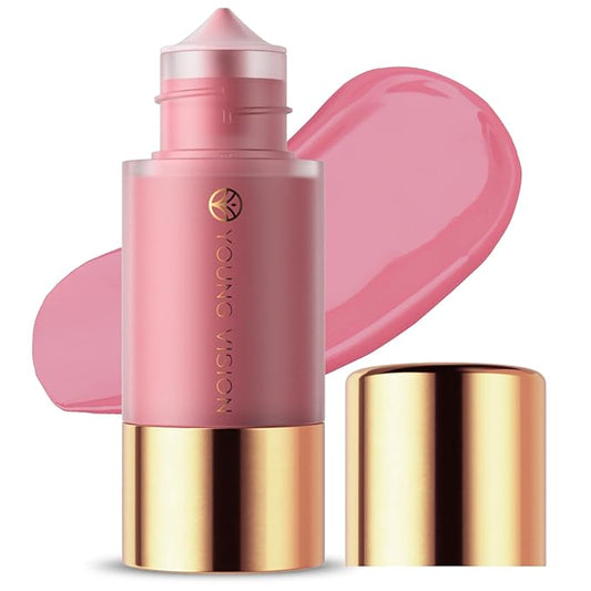YOUNG VISION Liquid Blush Drops, Highly Pigmented Matte Cheek Tint, Easy Blending for Natural Radiant Cheek blusher Makeup,Lightweight, Long Lasting