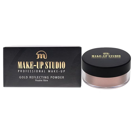 Gold Reflecting Powder Highlighter - Golden Pink for Women - 0.53 oz Highlighter