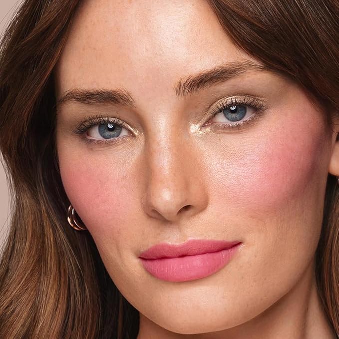 Jouer Blush & Bloom Cheek + Lipstick, Peony - Hydrating Cream Blush Stick for Cheek and Lip Tint - Moisturizing Rose Hip and Squalane Oil Formula