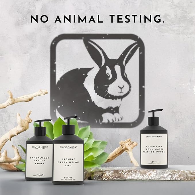 ENVIRONMENT Inspired by 5-Star Hotels DBCH Lotion, 300ml Luxury Scented Lotion (Green Tea | Orange | Lemongrass) Bathroom Luxury, Men & Women High-End Body Lotion, Hand Cream, Dry Skin Treatment