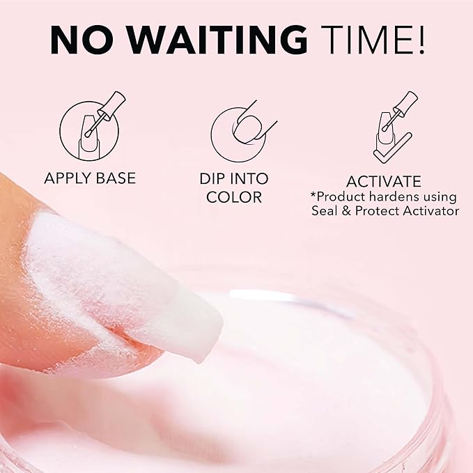 Kiara Sky Long Lasting Nail Dip Powder Pink Tones 1 oz, Cherry On Top