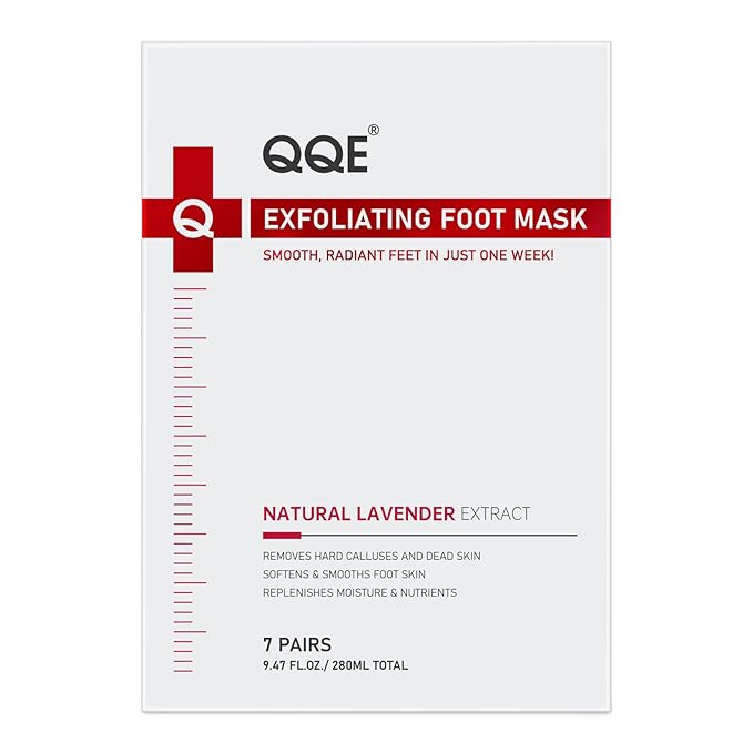 7 Pack Foot Peeling Mask, Hydrating Exfoliating Foot Mask for Dry Cracked Feet, Callus Remover & Cracked Heel Repair & Foot Care
