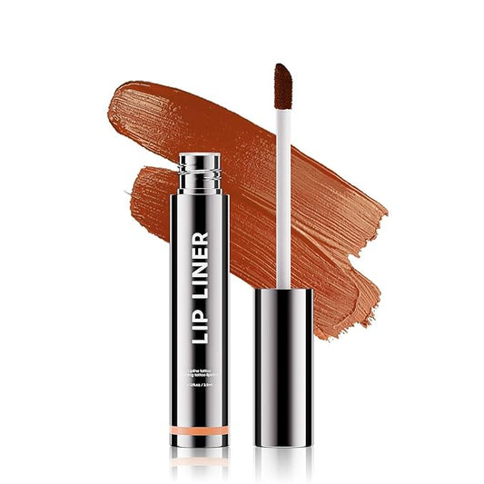 OETUIOW Lip Stain Long Lasting & Waterproof Lip Liner, Non-Stick Cup Highly Pigmented Natural Finish, Lip Gloss for All-Day Color Hold (Cocoa)