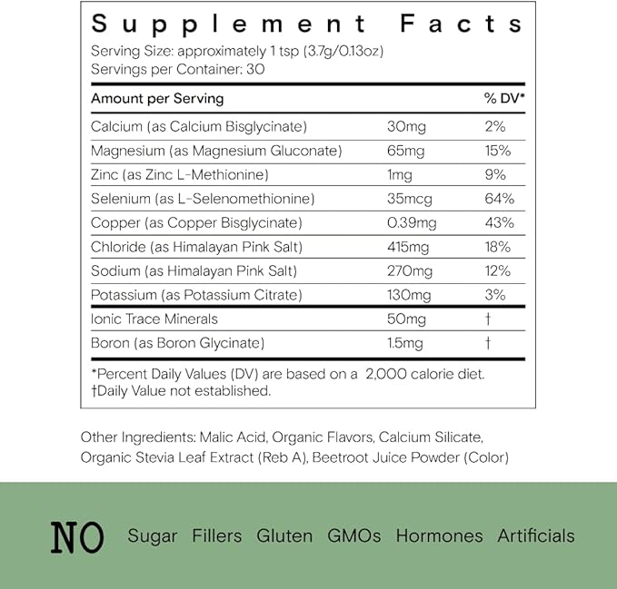 Moon Juice - Mini Dew Electrolytes Powder - Watermelon (30 Servings) - 2in1 Electrolytes & Minerals - Hydration Powder - Magnesium, Calcium, Potassium & Pink Salt - Sugar Free, Vegan, Non GMO