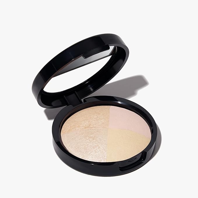 LAURA GELLER NEW YORK Baked Natural Glow Highlighter Radiance Enhancing Makeup, French Vanilla